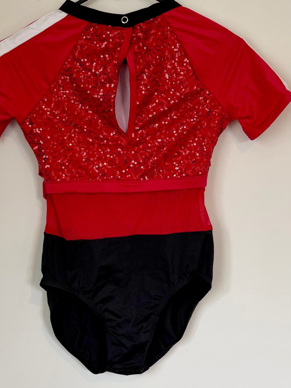 Weissman Red and Black All The Way Up Leotard - Size: XLC - Picture 8 of 11